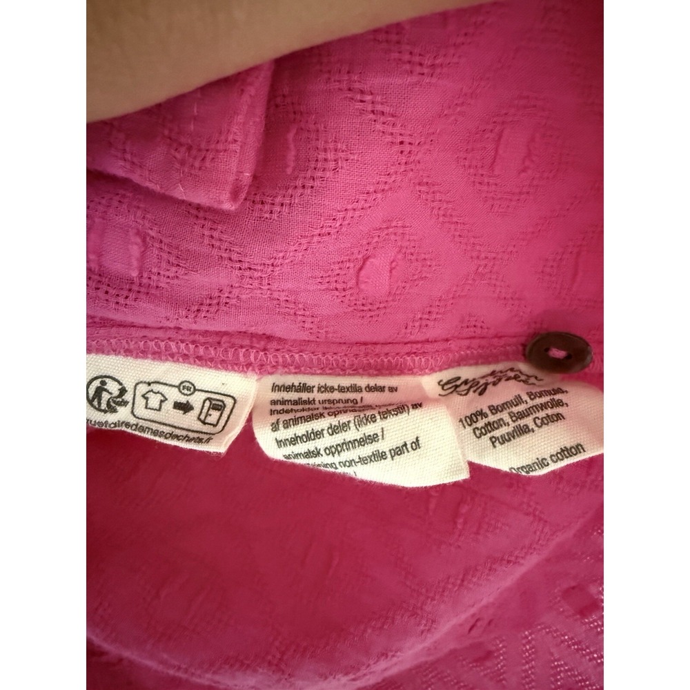 Gudrun sjoden dress Pink Shirt Short Size Large Casual - Picture 6 of 7